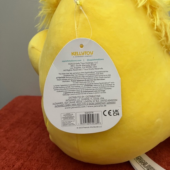 Peanuts - Woodstock 8” Valentine’s Squishmallow - Picture 4 of 5